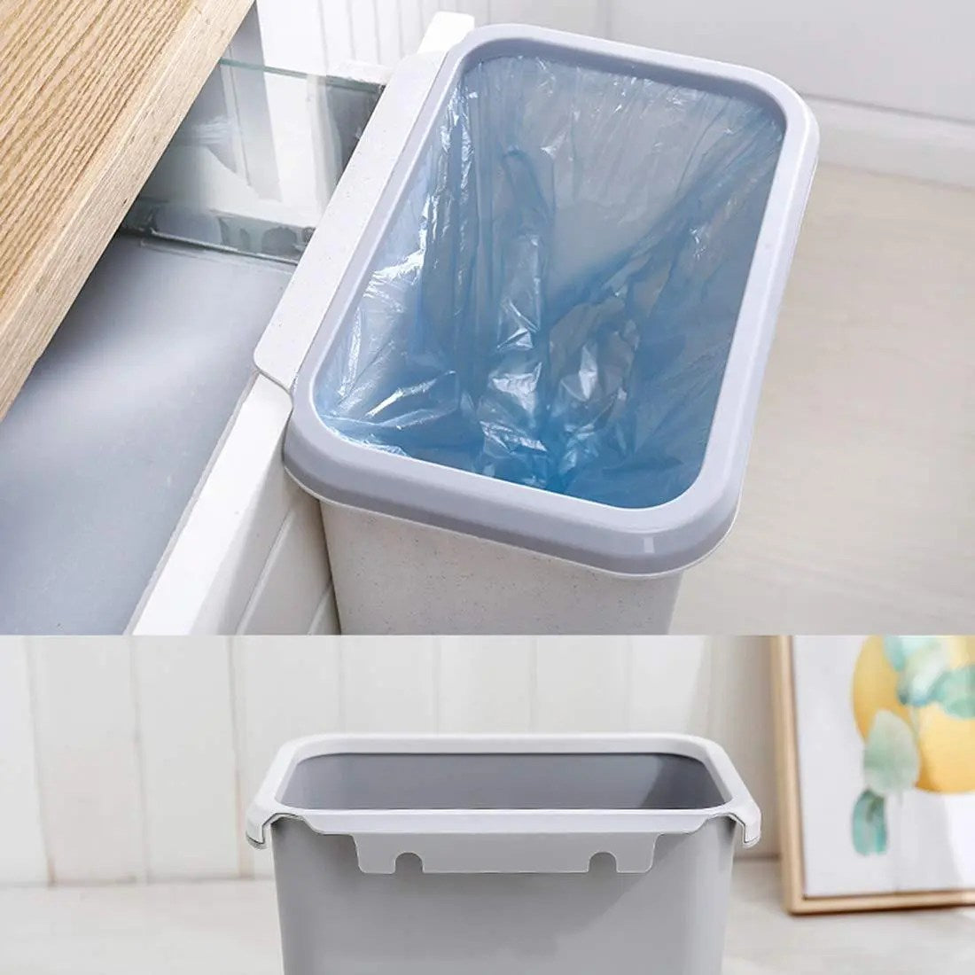 Wall Mount Kitchen Dustbin Garbage Can Cabinet