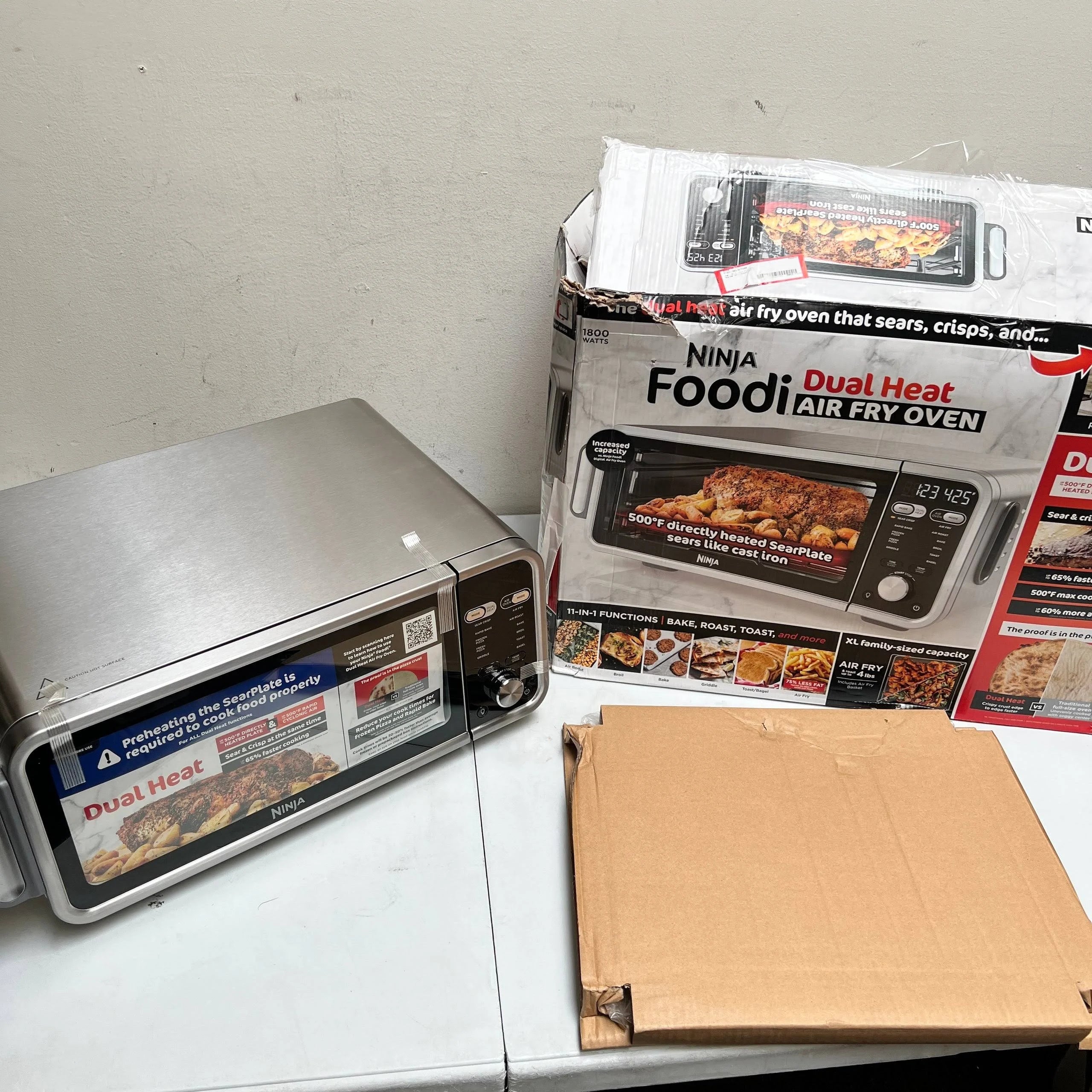 Ninja Foodi 11-in-1 Convection Toaster Oven Functionality Dual Heat FT301