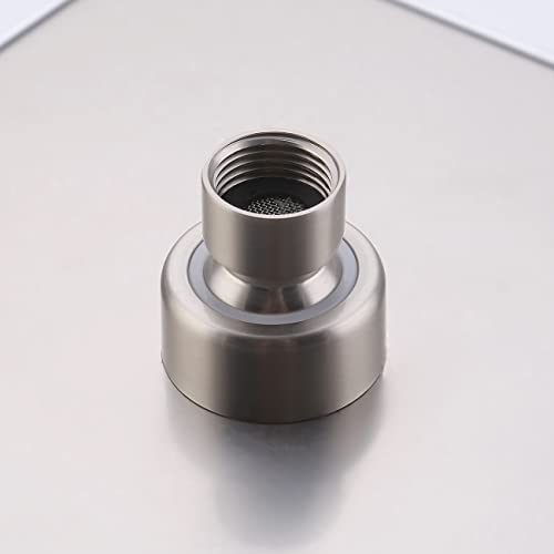 KES Black Shower Faucet Shower Valve Rain Shower