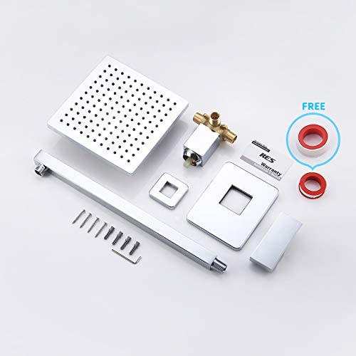 KES Black Shower Faucet Shower Valve Rain Shower