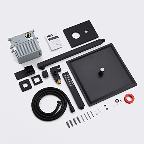 KES Shower System 12 Inch Rain Shower Head