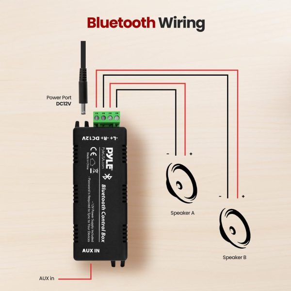 2-Ch. Bluetooth Speaker Control Receiver