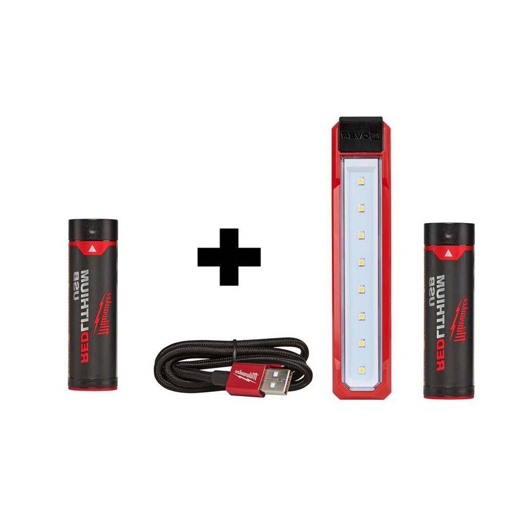 445 Lumens LED Rover Rechargeable Pocket Flood Light w/ Extra RE'sITHIUM USB Battery