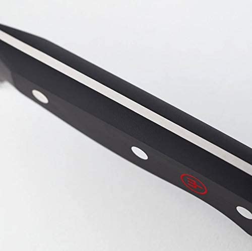 WÜSTHOF Gourmet 7-Piece Knife Block Set, High Carbon Stainless Steel, Black Handles