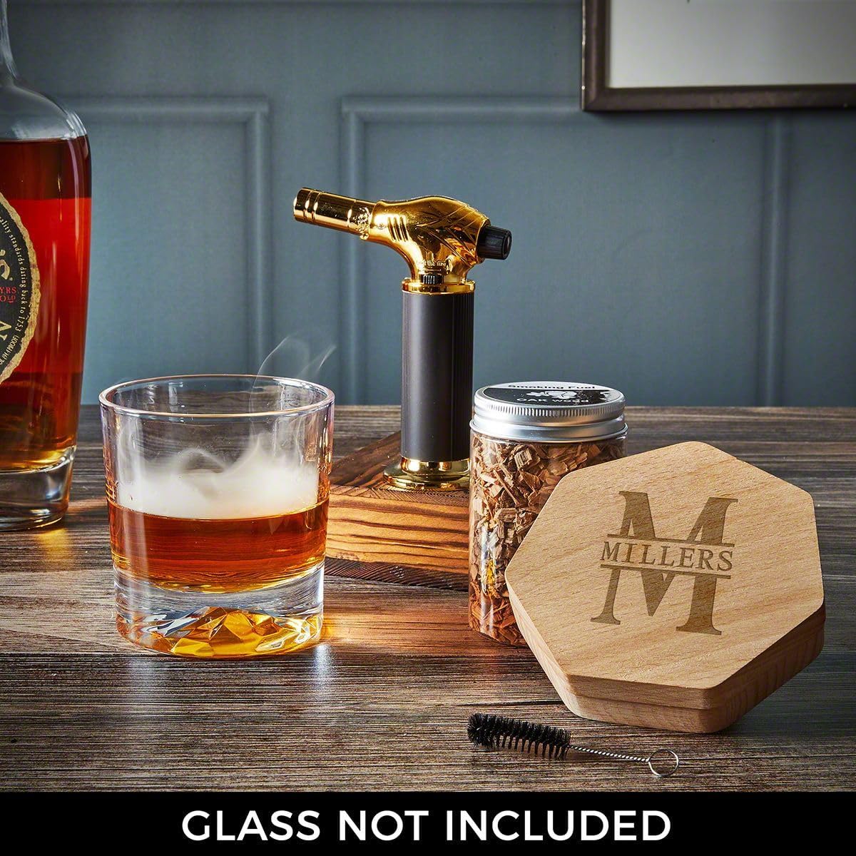 Black Diamond Engraved Cocktail Smoker - 5pc Set