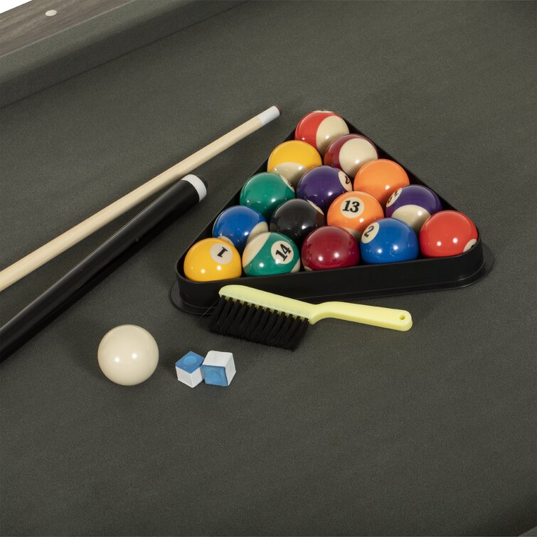 7′ 3-in-1 Combination Table Includes Billiards, Table Tennis, & Dining Table