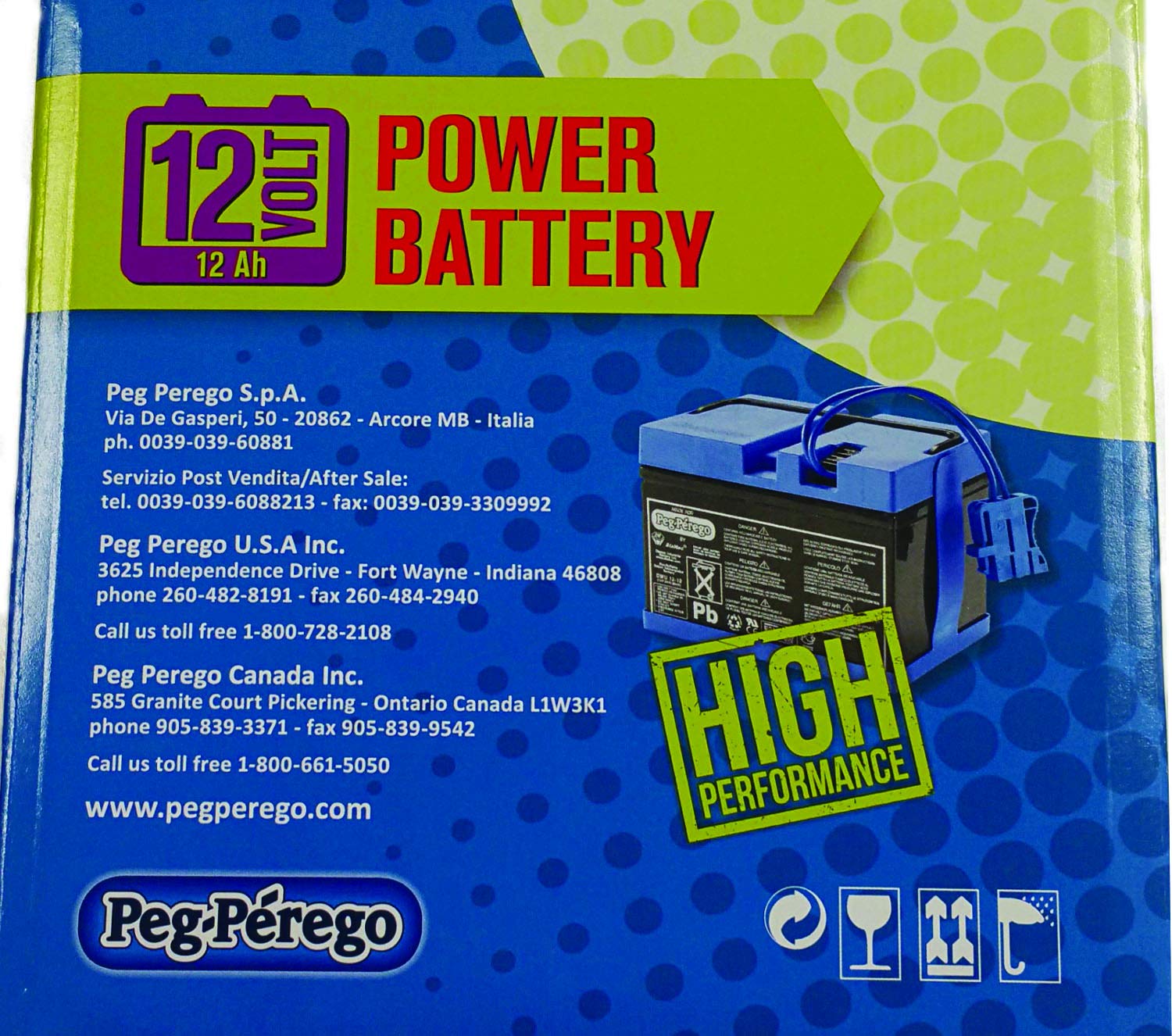 Peg Perego Battery Volt Drop
