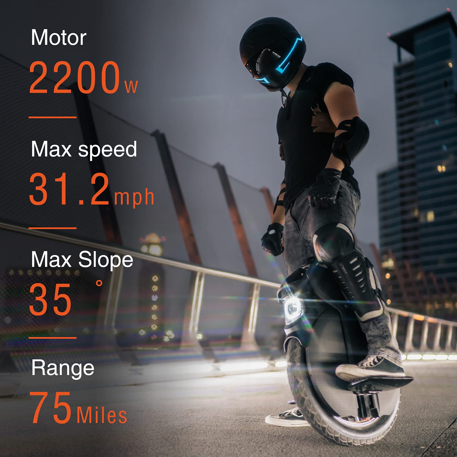 INMOTION Electric Unicycle Off Road Honeycomb