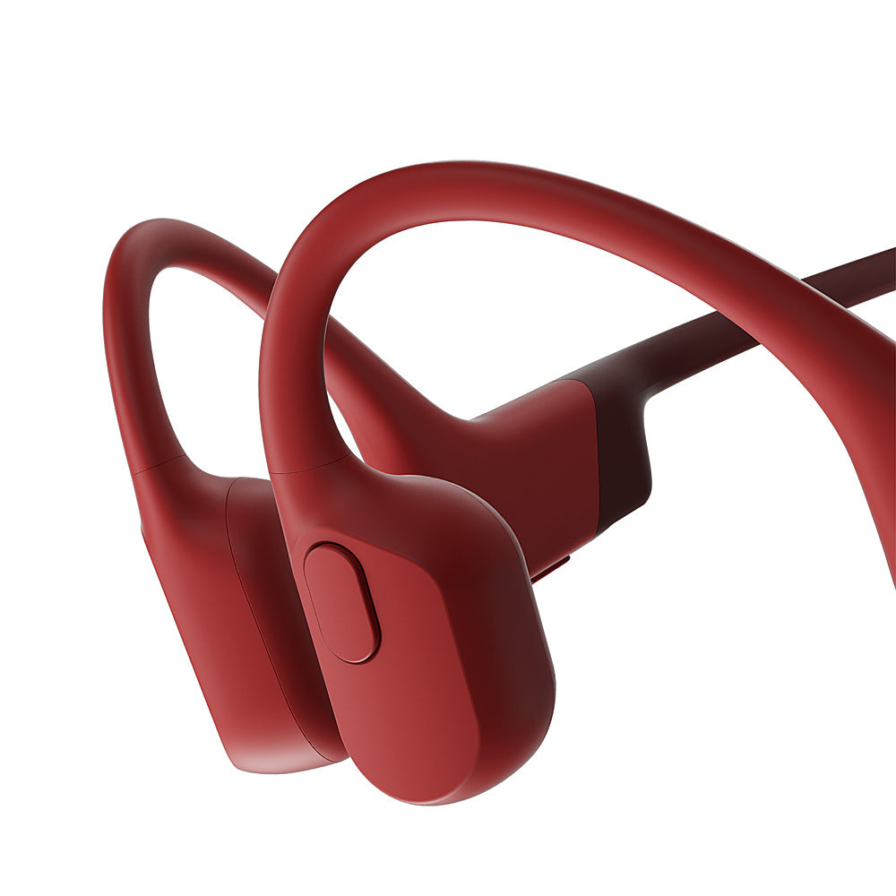 Shokz - OpenRun Bone Conduction Open-Ear Endurance Headphones - Red