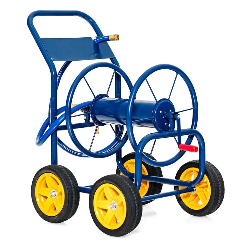 Garden Hose Reel Cart Holds 330 FT of 3/4
