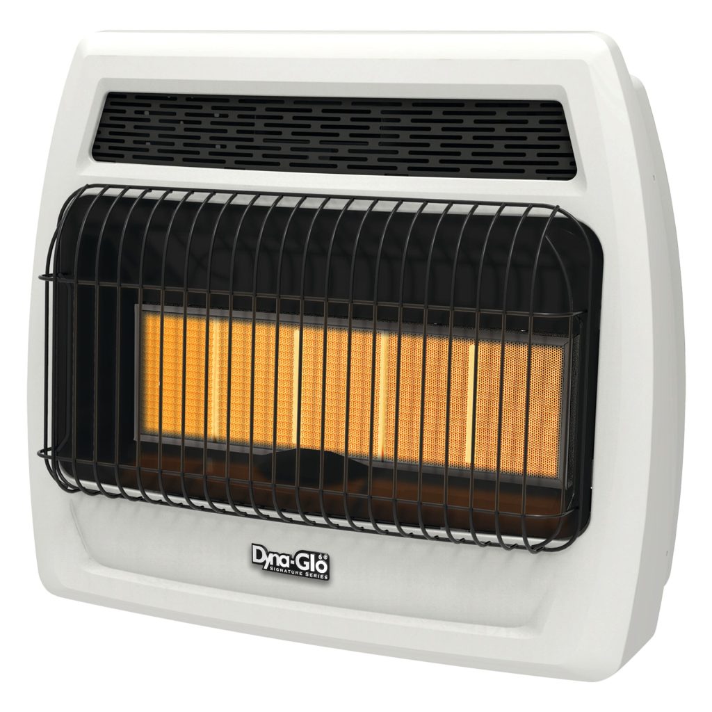 Dyna-Glo 30,000 BTU Natural Gas Infrared Vent-Free Wall Heater with Thermostat Control