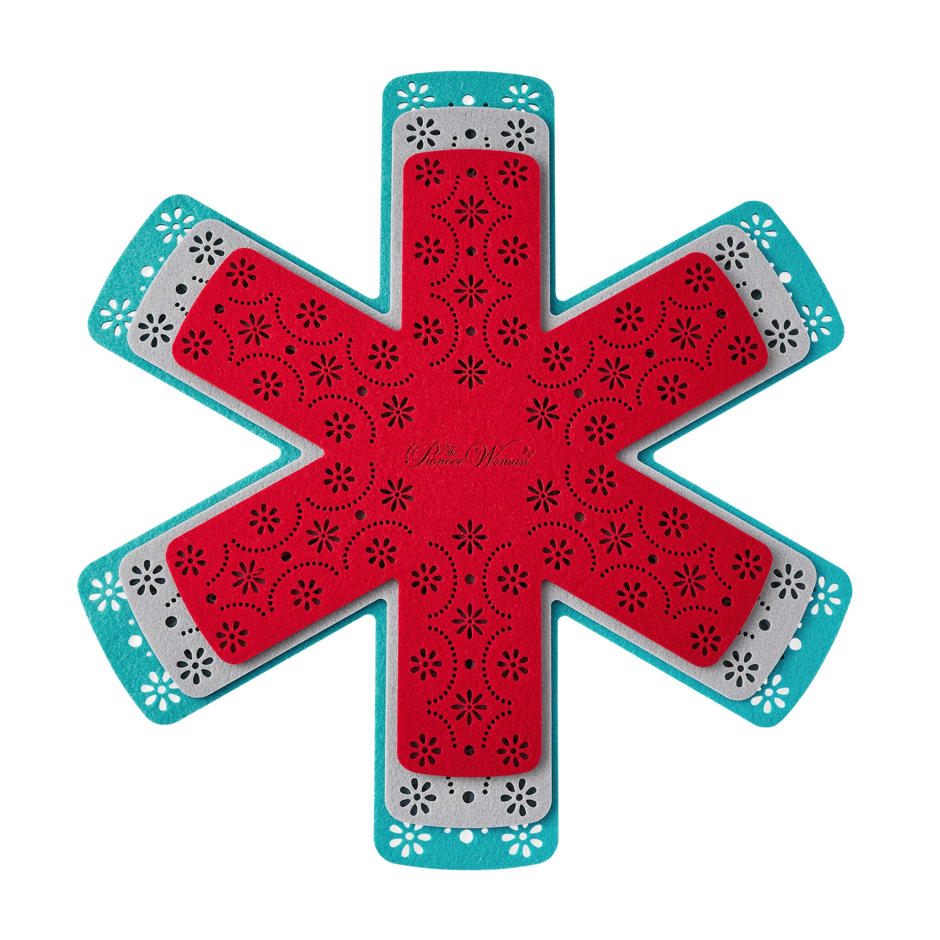 The Pioneer Woman Prairie Signature 12-Piece Cast Aluminum Cookware Set, Charcoal Speckle