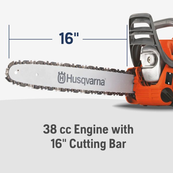 120 Mark II 14-in 38-cc 2-cycle Gas Chainsaw