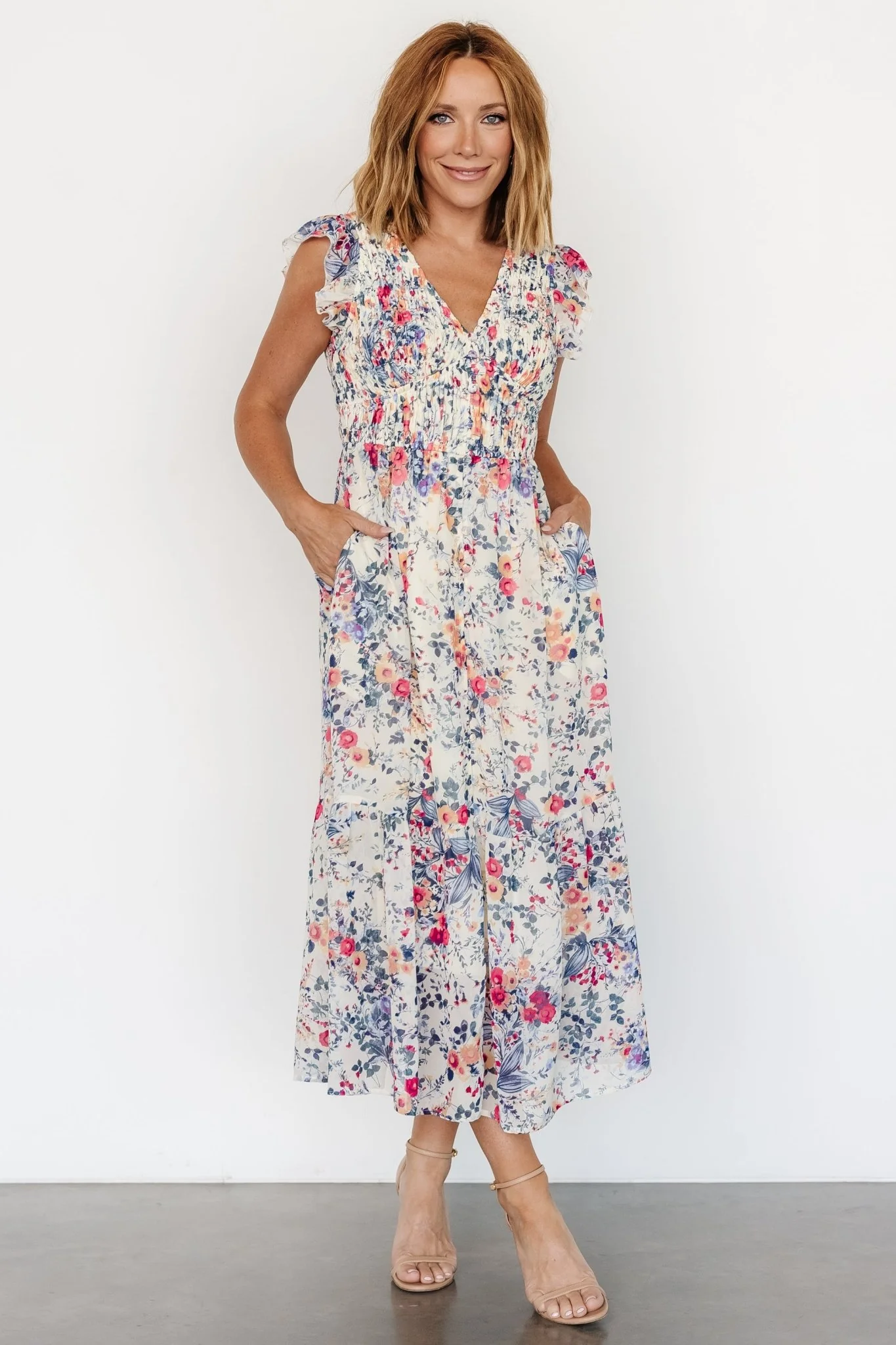 Florencia Dress | Sapphire Blue