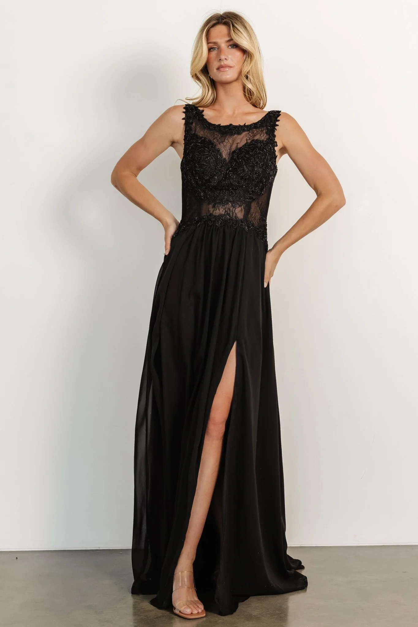 Konstantina Gown | Black
