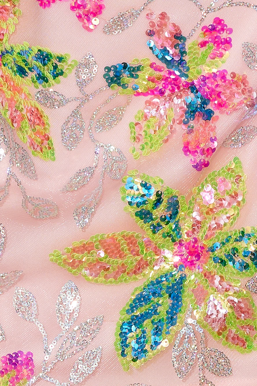 She's A Masterpiece Sequin Mini Dress Pink