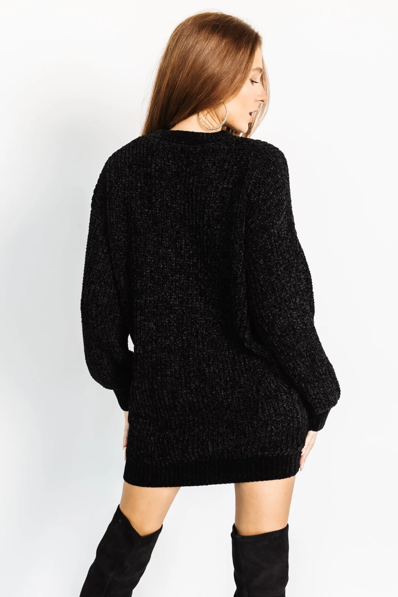 Christa Sweater Dress | Black