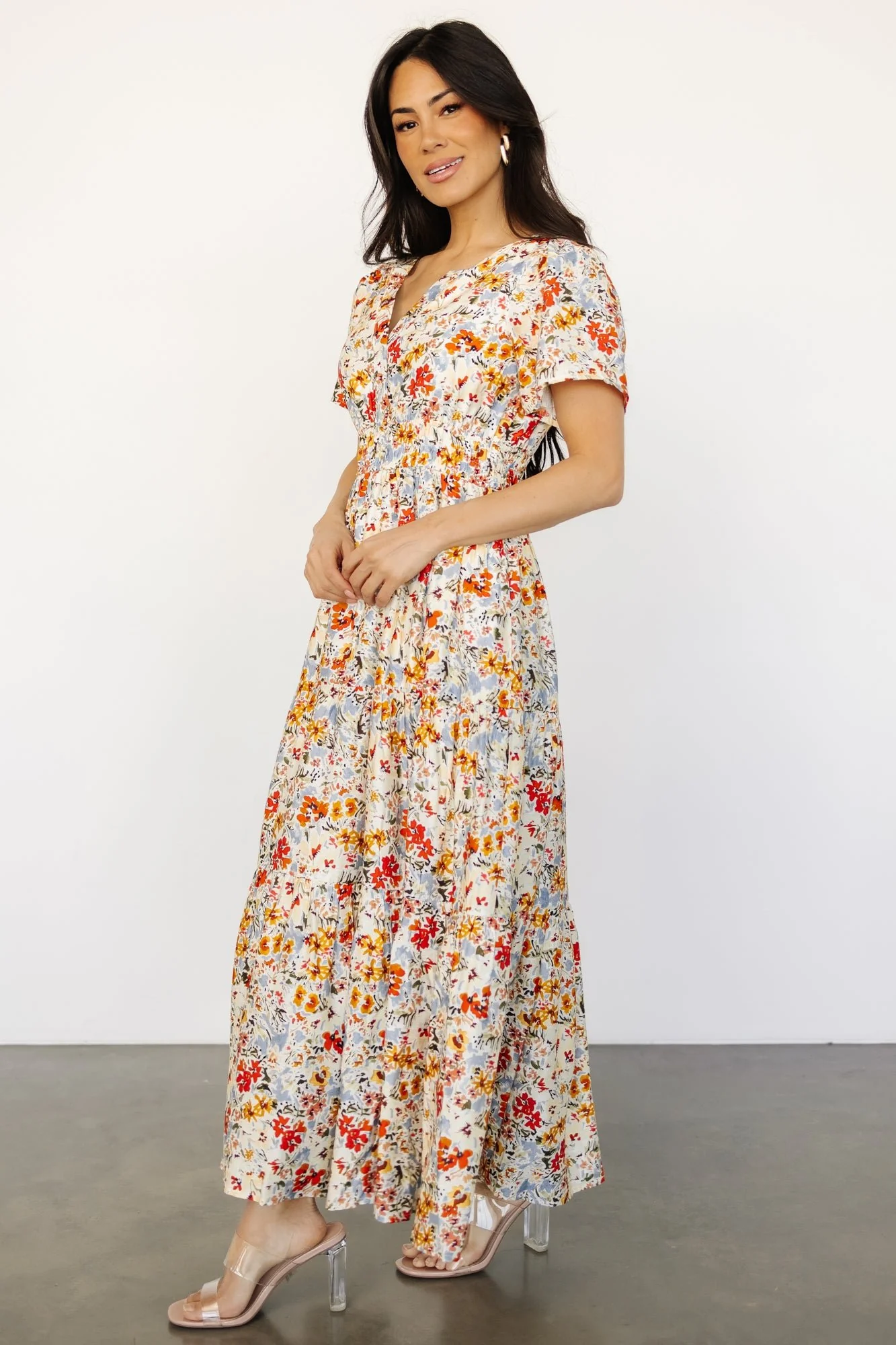 Claudia Maxi Dress | Multi Floral