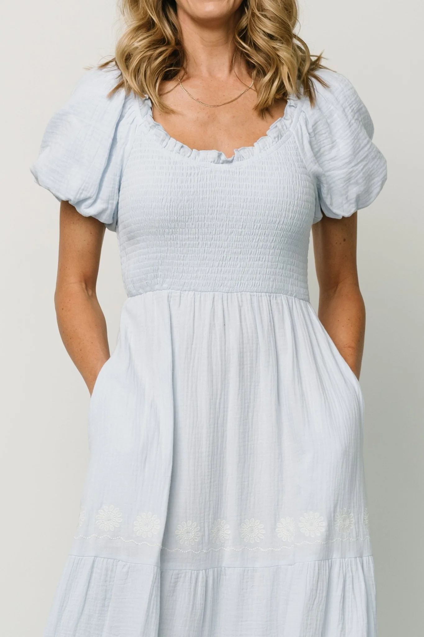 Carrington Maxi Dress | Light Blue