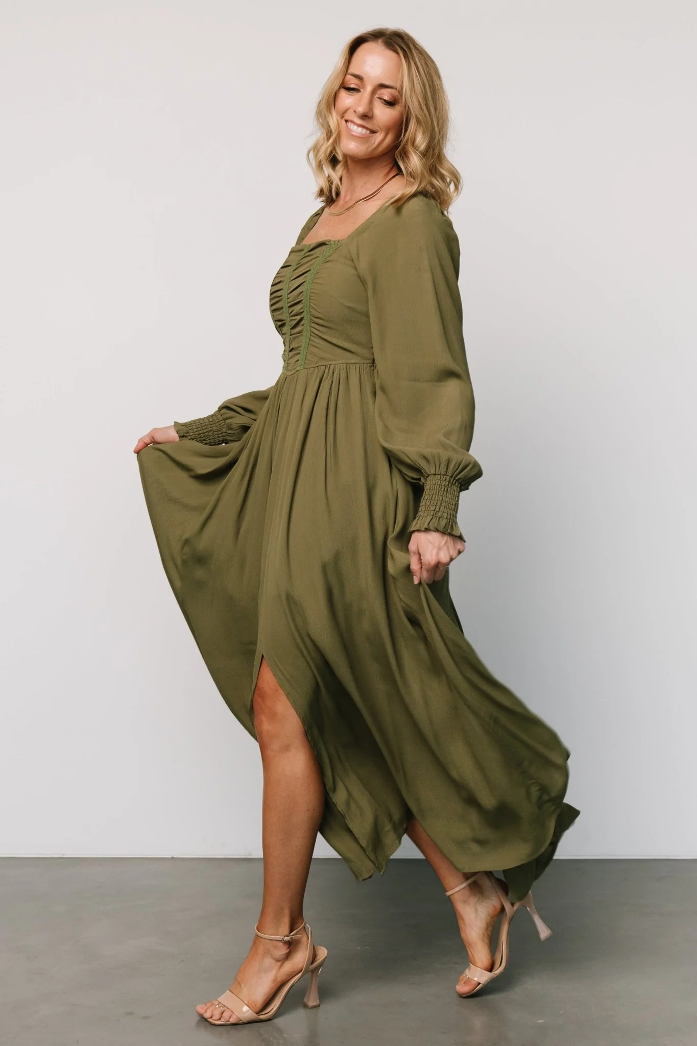 Maddalena Maxi Dress | Olive