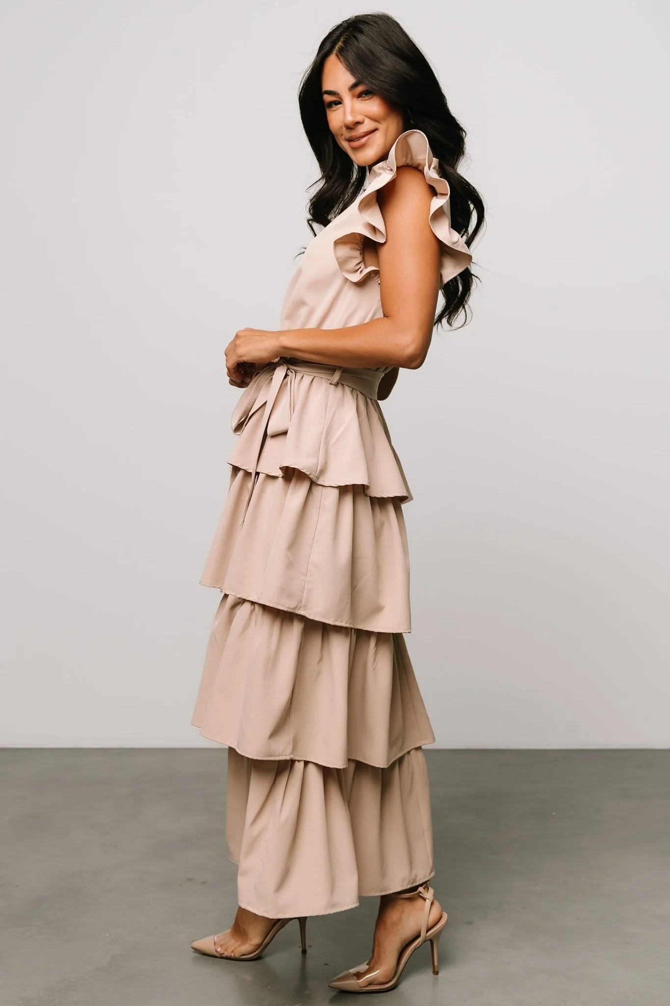 Chrysanthi Tiered Dress | Natural