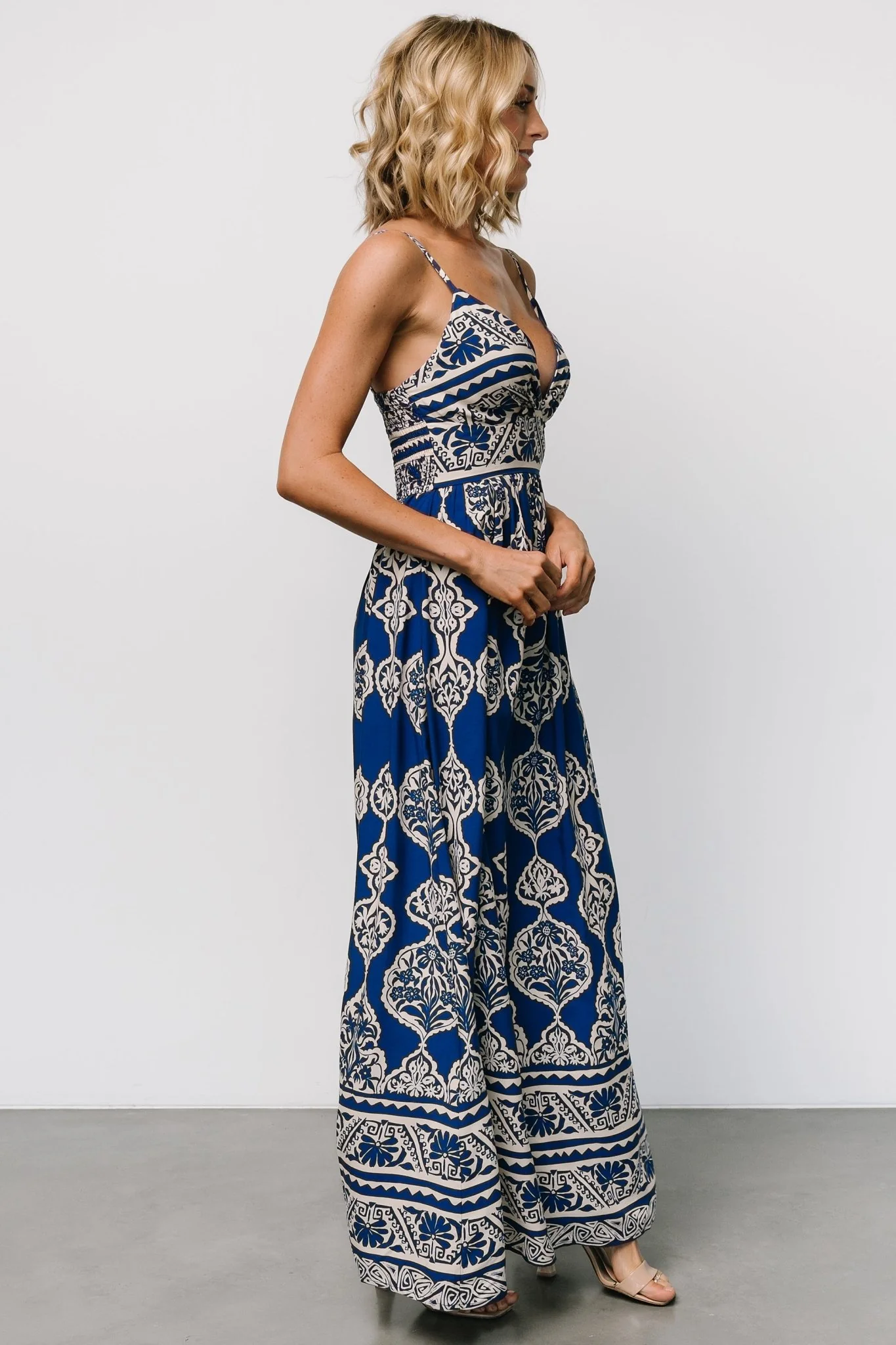 Davinah V Neck Maxi Dress | Blue Print