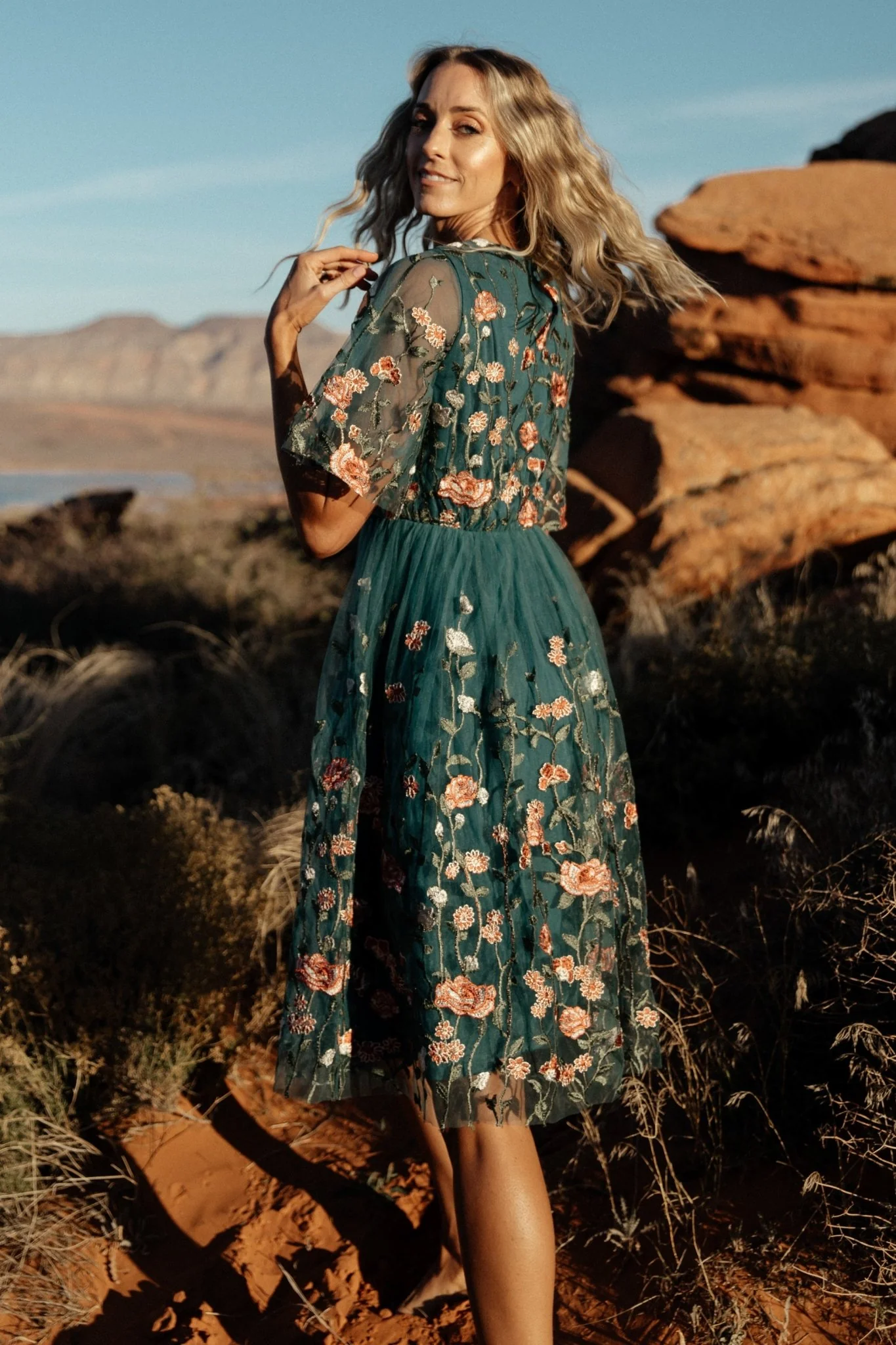 Duchess Tulle Dress | Jade Garden