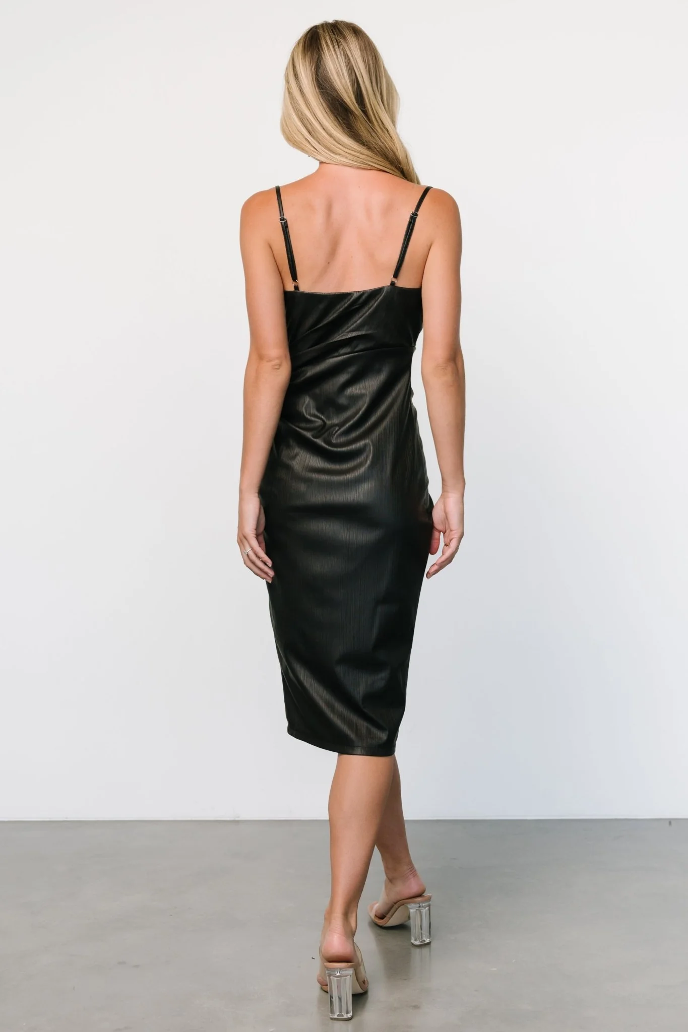 Whitney Midi Dress | Black