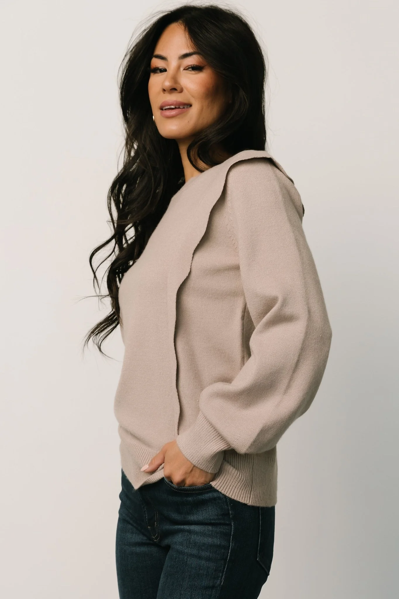 Stowe Sweater | Latte