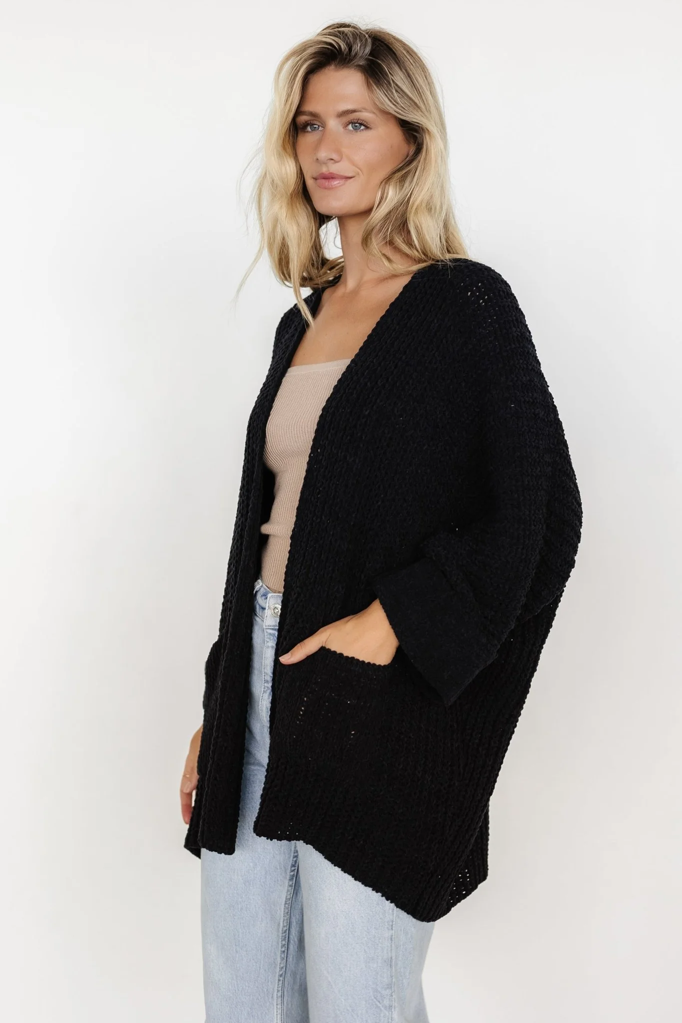 Cybele Oversized Cardigan | Black