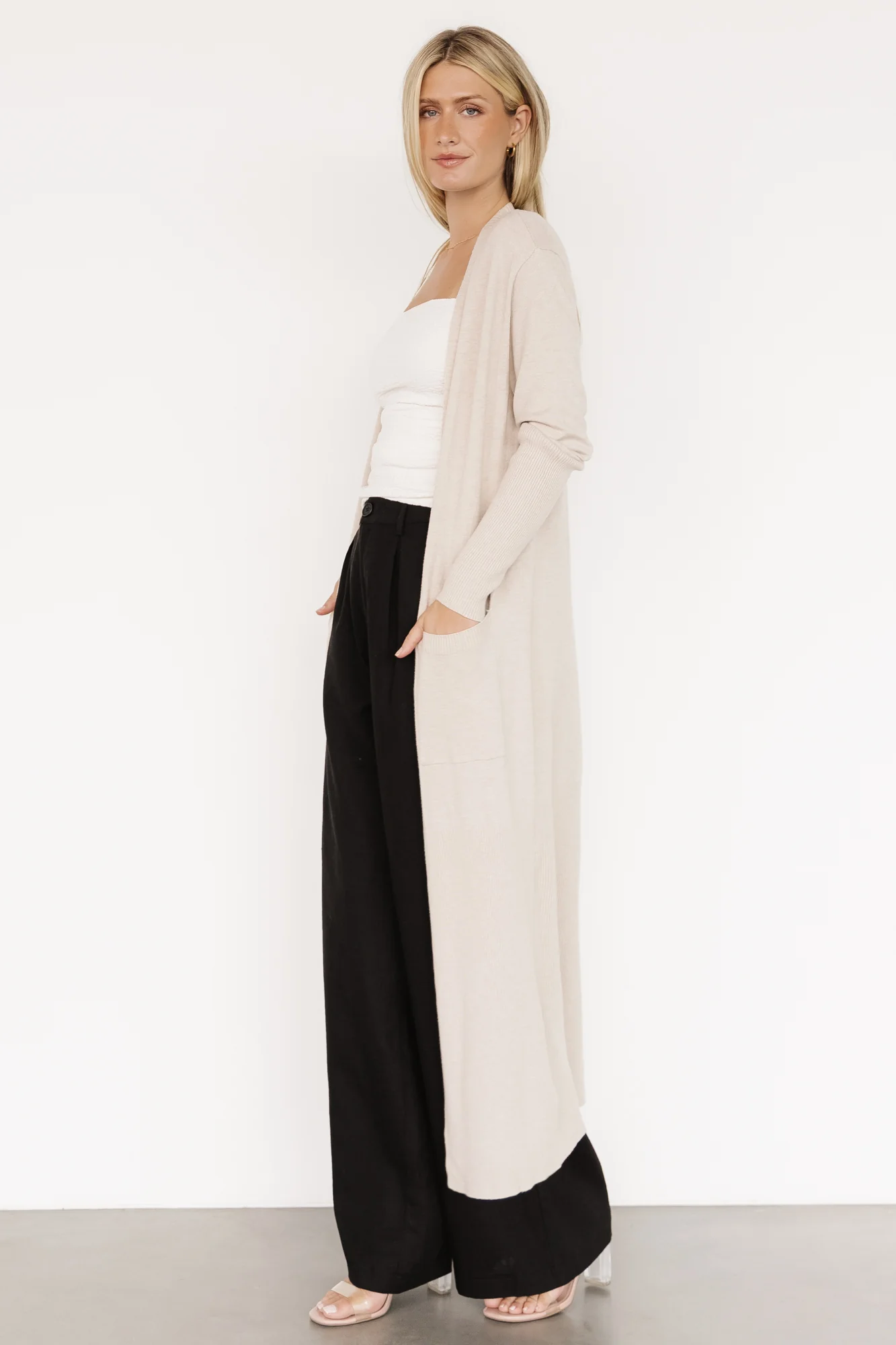 Adrienne Duster Cardigan | Natural