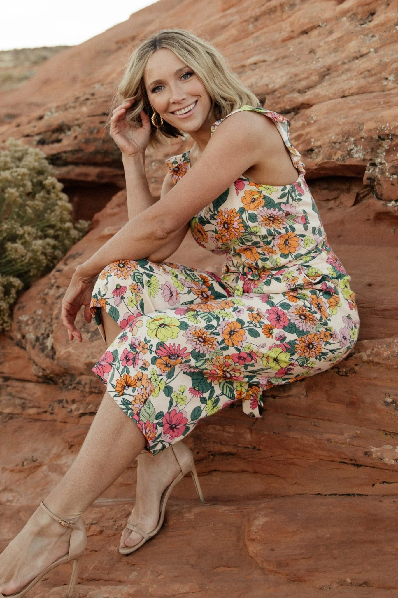 Gemma Jumpsuit | Multi Floral