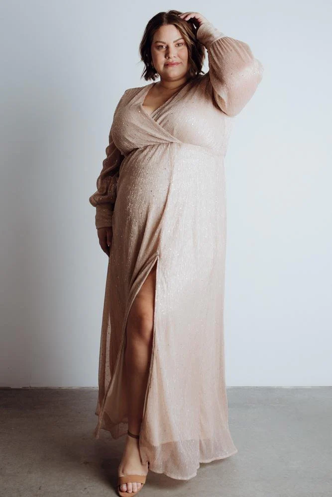 Abigail Sparkle Gown | Champagne