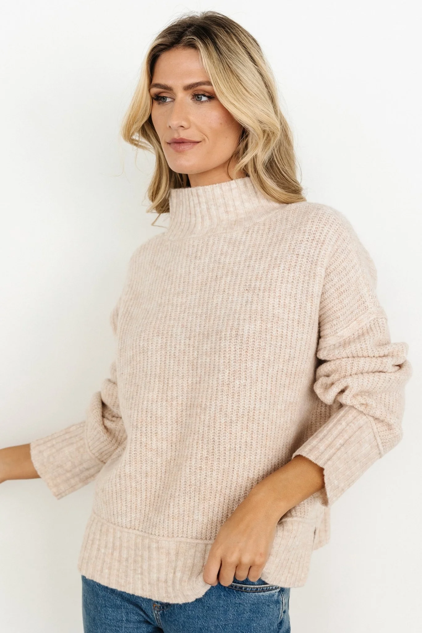 Covington Chunky Knit Sweater | Oatmeal