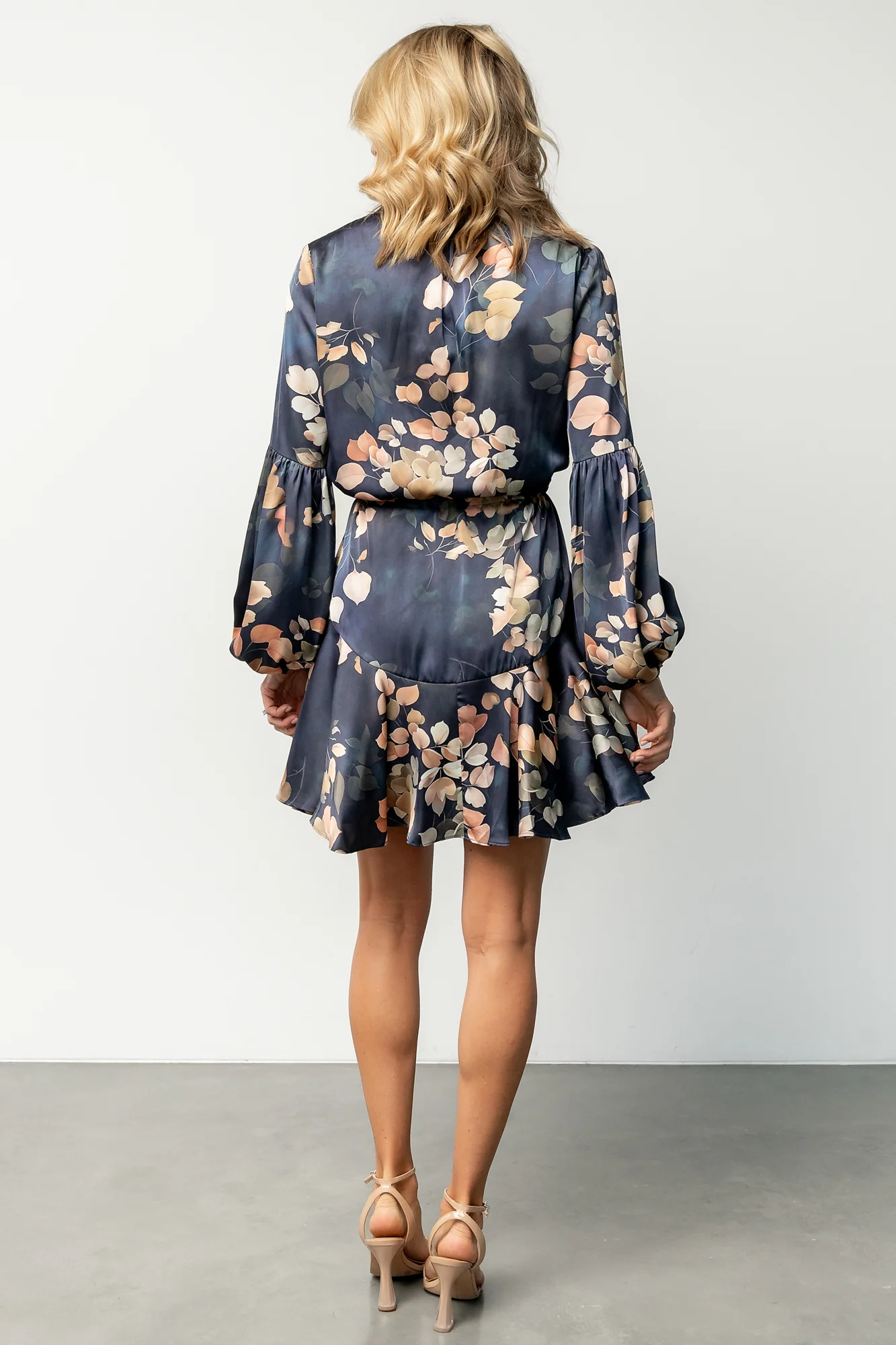 Venice Short Dress | Navy + Multi Floral