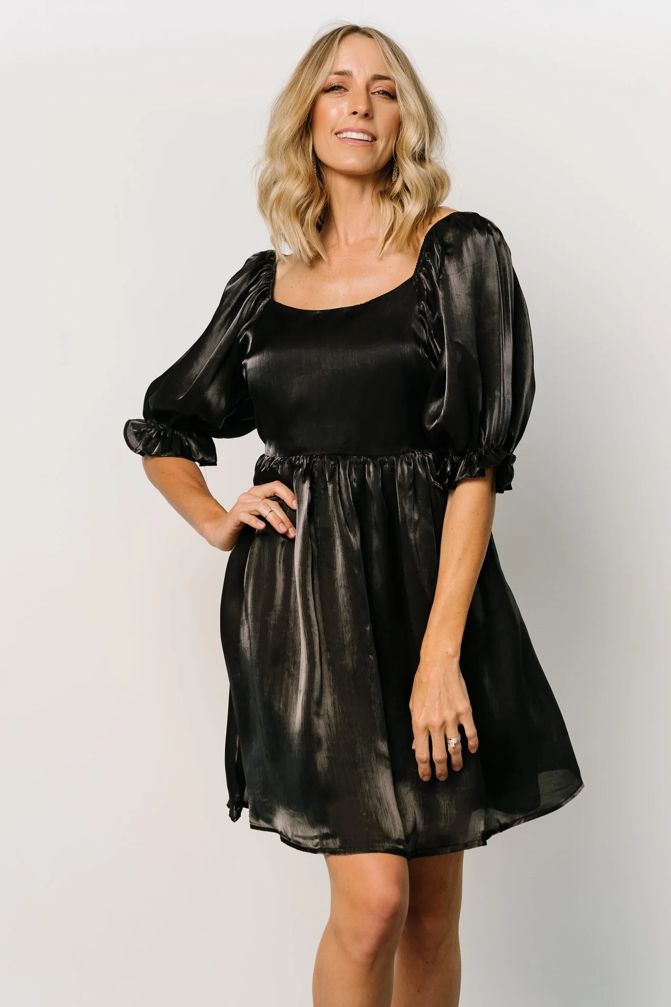 Karlene Short Dress | Black