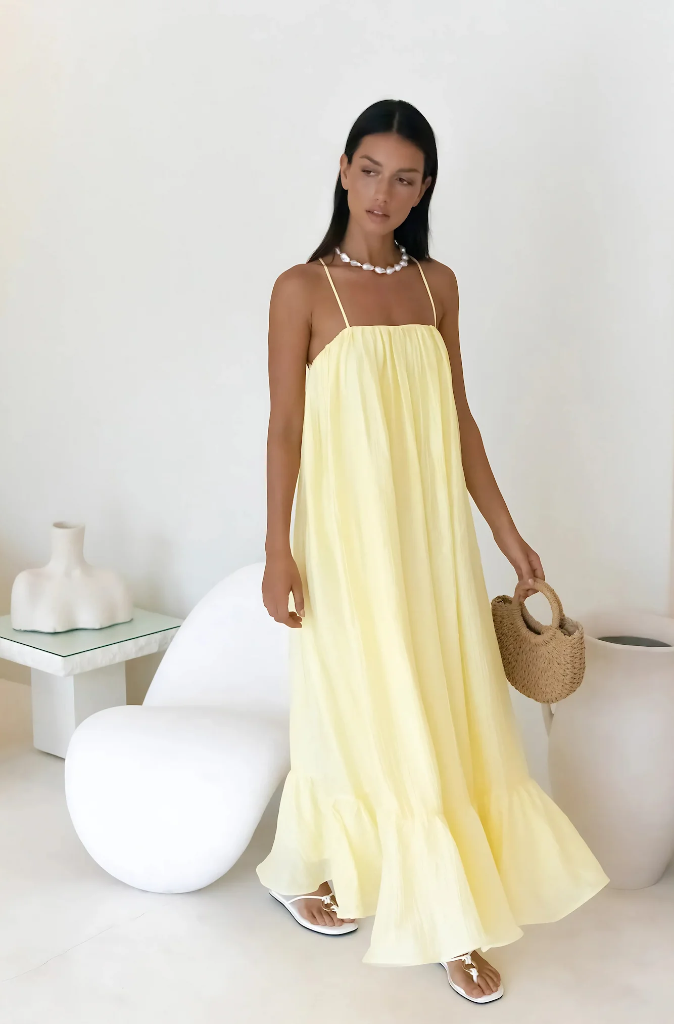 Limoncello Spritz Maxi Dress Yellow