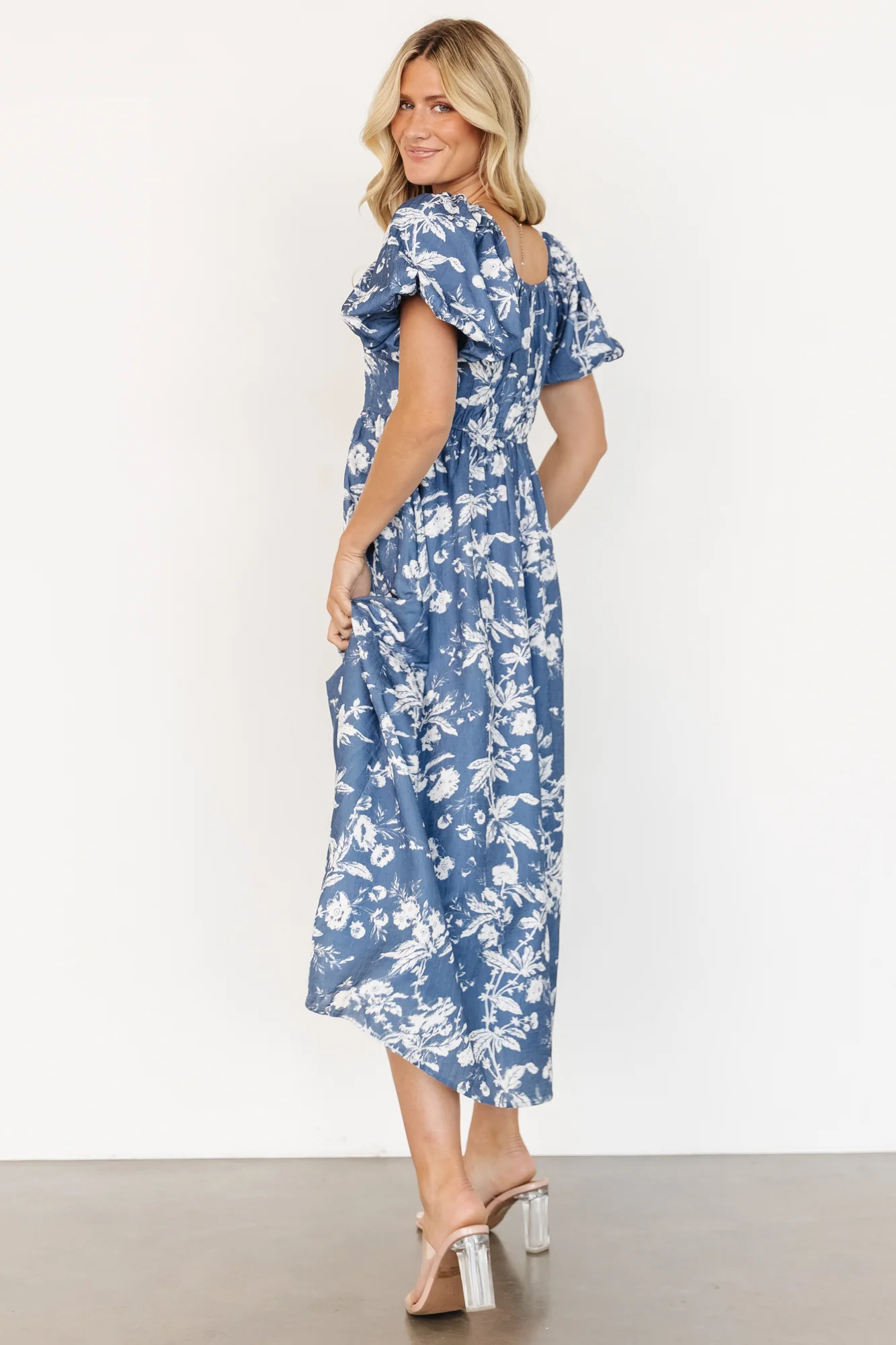 Graceland Maxi Dress | Slate + White Floral