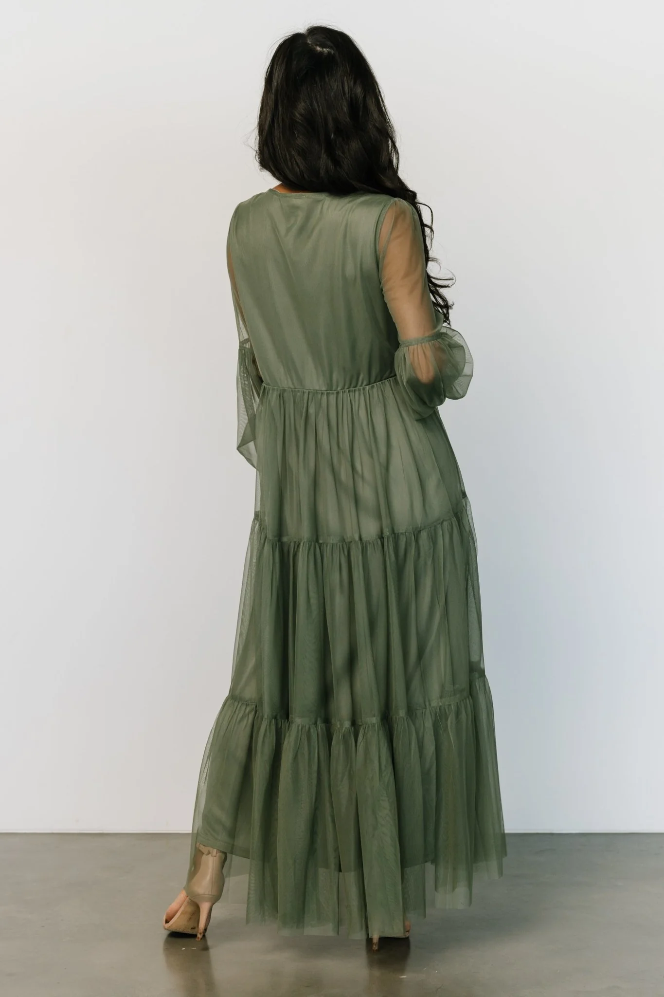 Hoffman Tulle Maxi Dress | Olive
