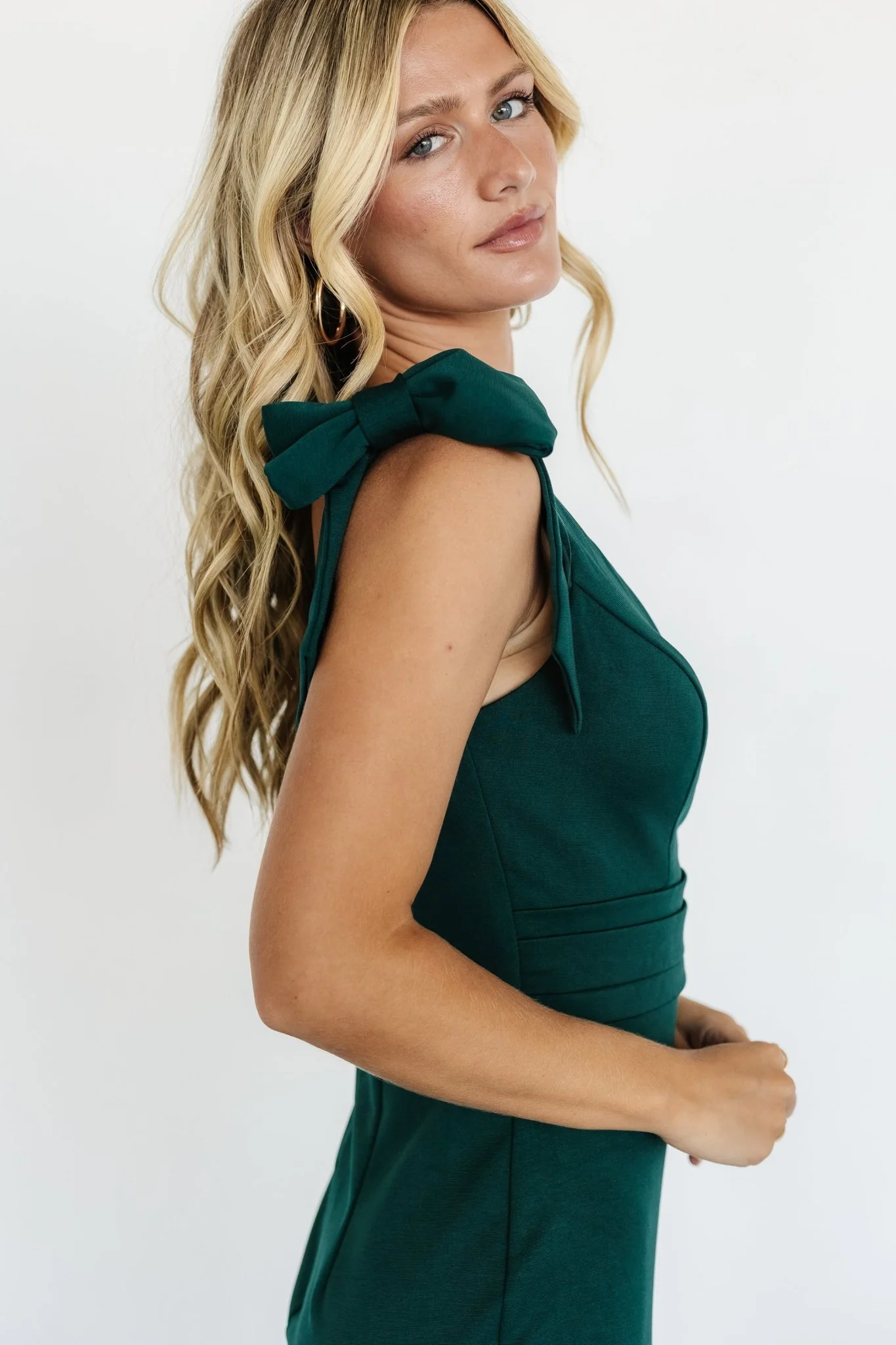 Angelique Fitted Gown | Emerald