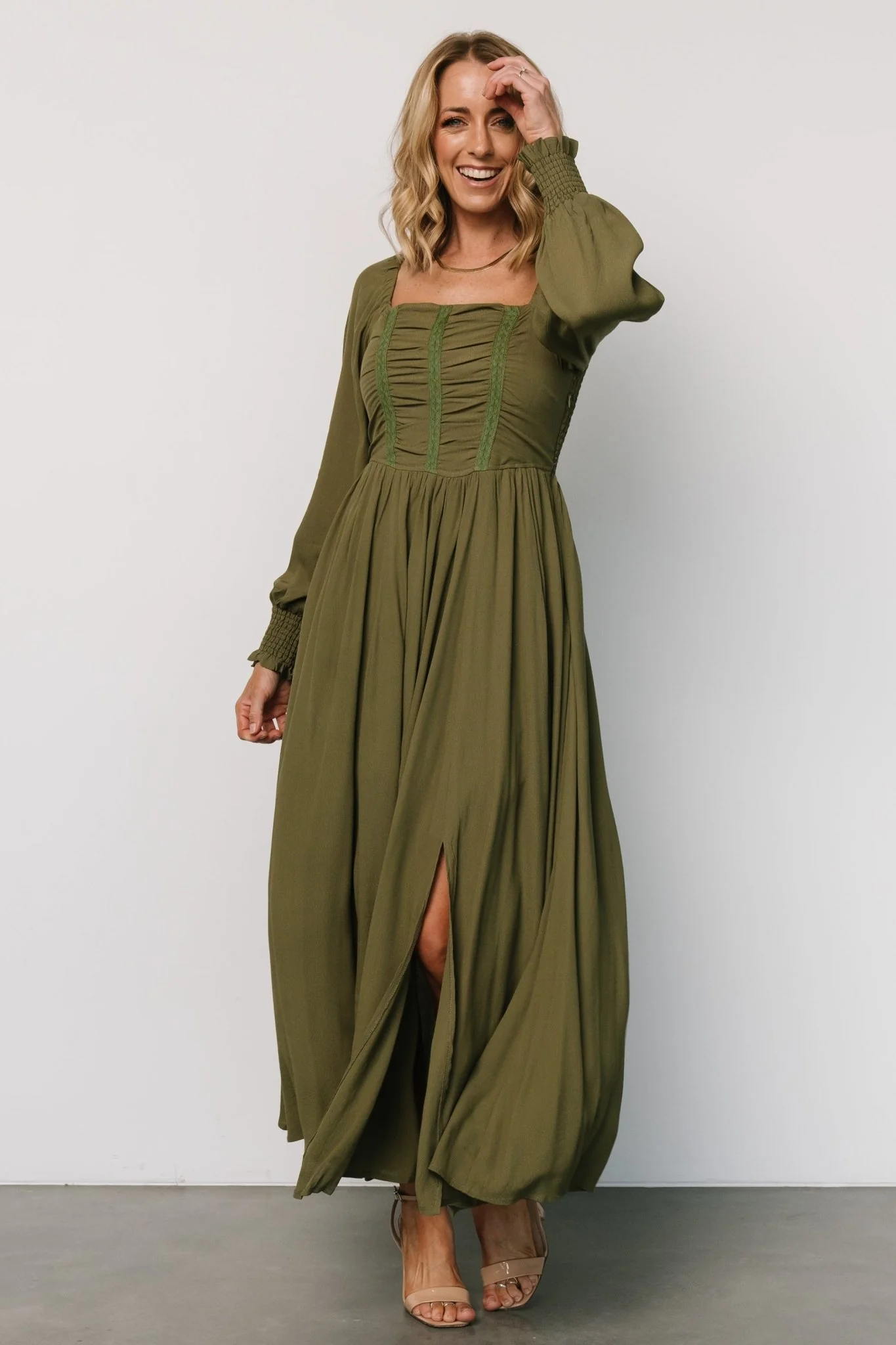Maddalena Maxi Dress | Olive