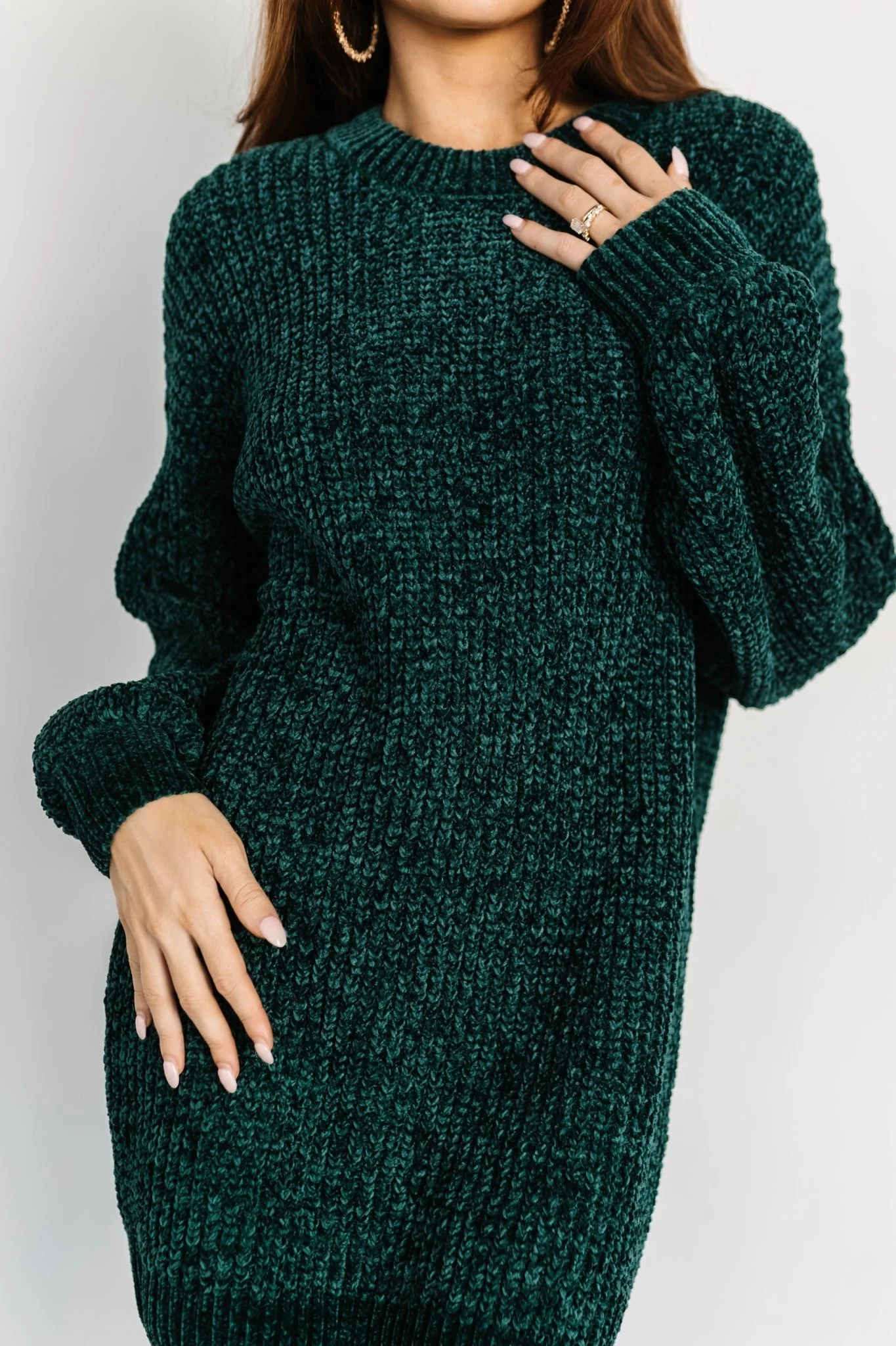 Christa Sweater Dress | Emerald