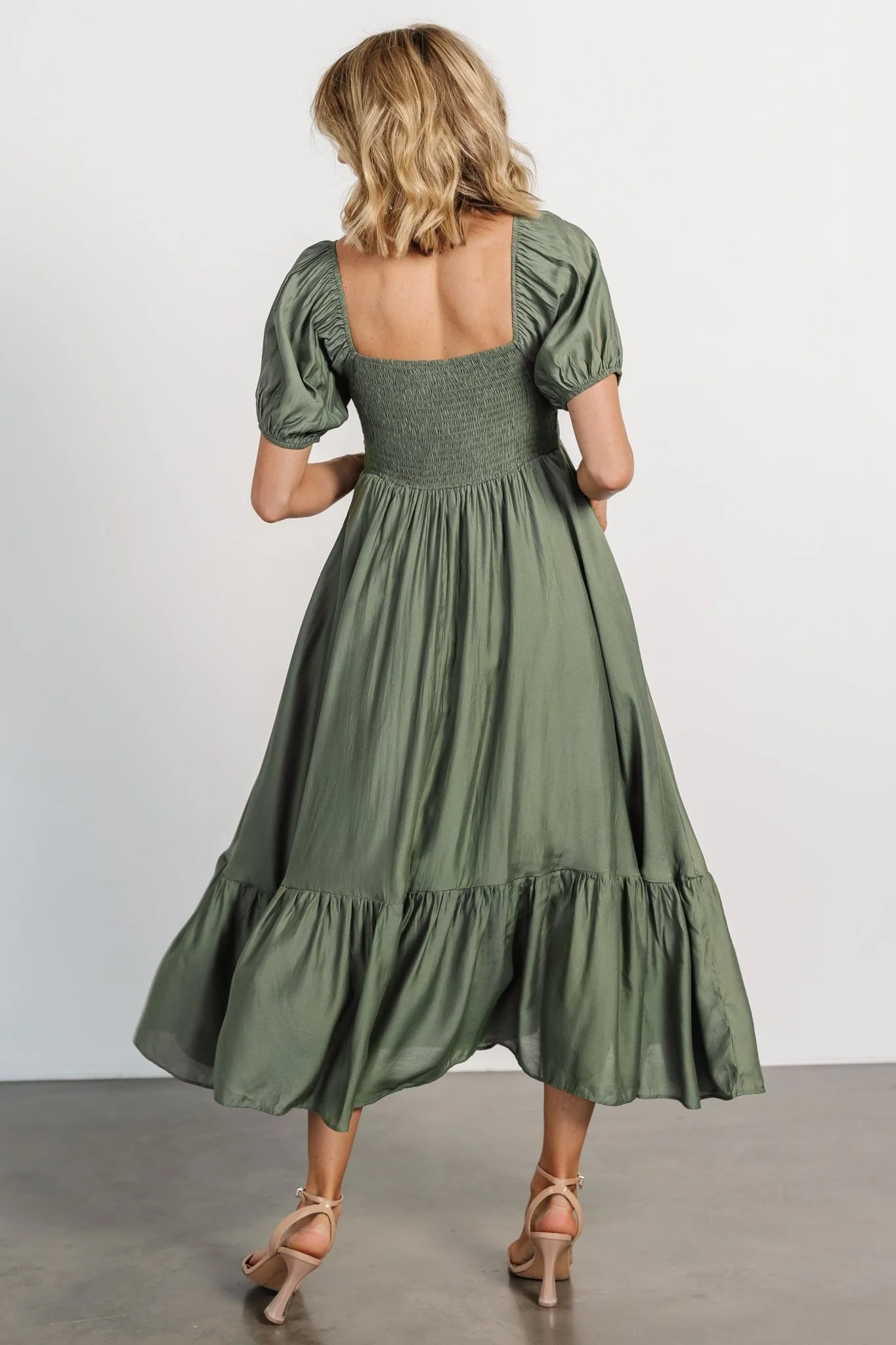 Annalisa Midi Dress | Olive