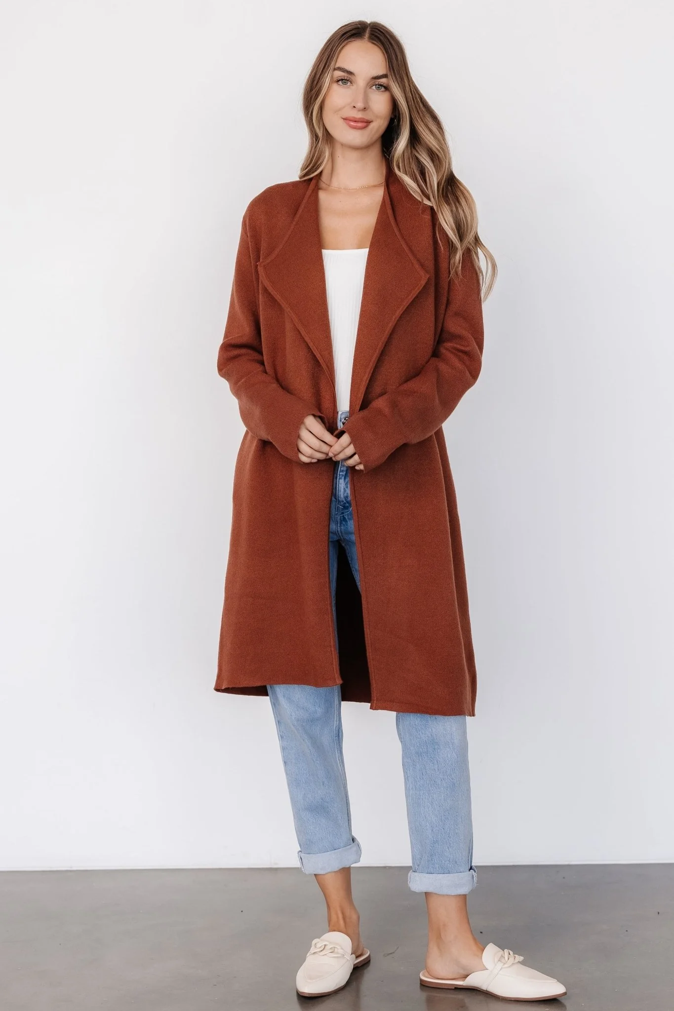 Exeter Shawl Cardigan | Nutmeg