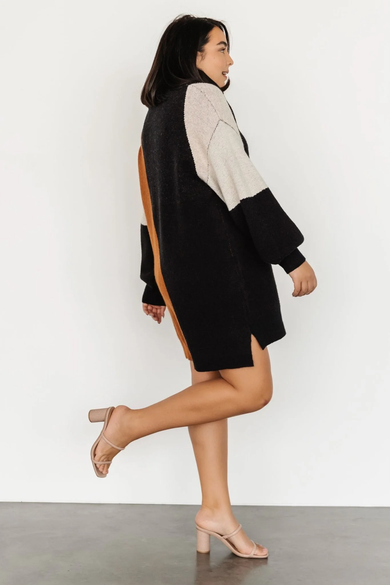 Diego Sweater Dress | Black Multi