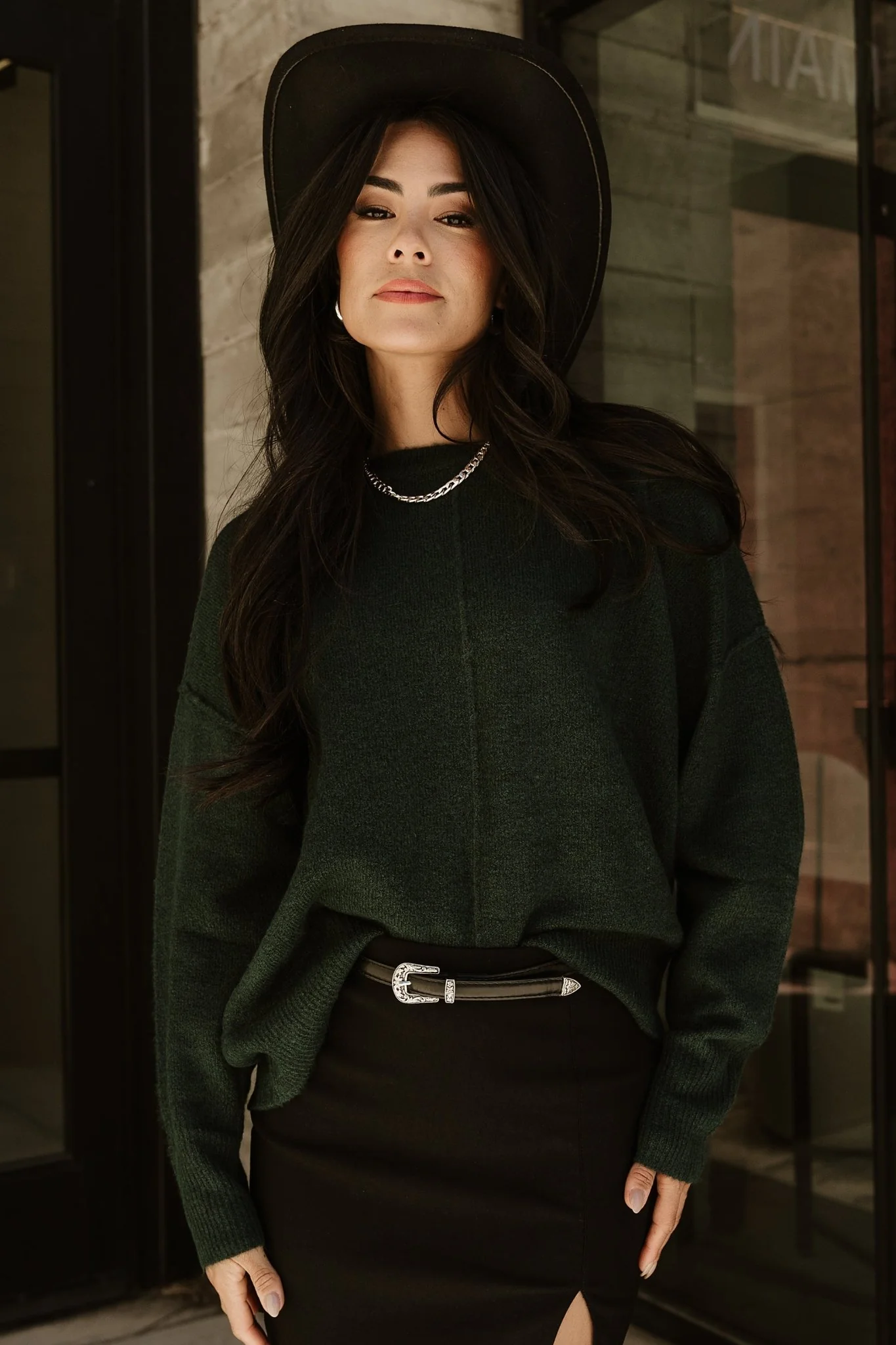 Edmonton Sweater | Dark Green