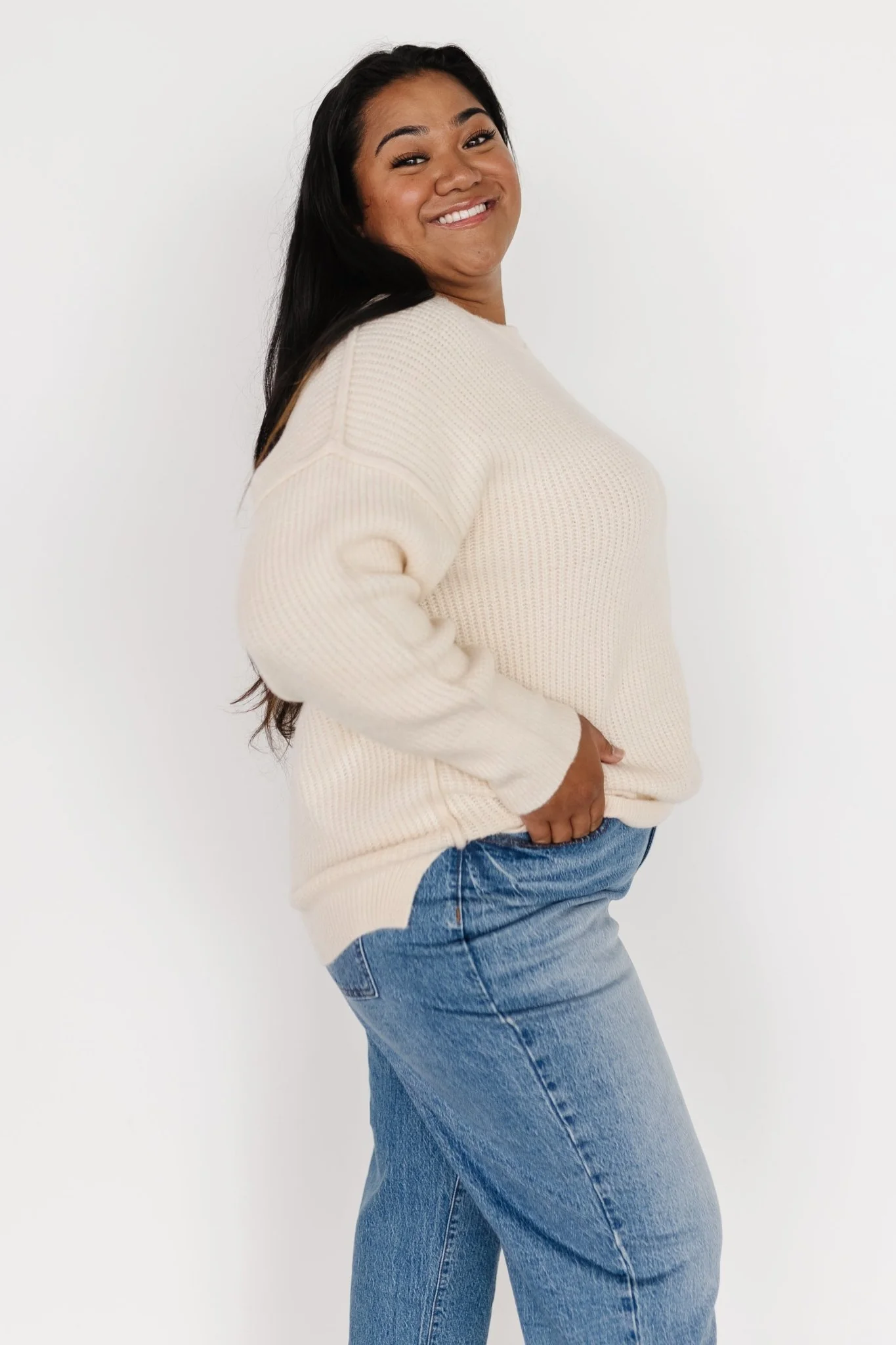 Jacey Knit Sweater | Ivory