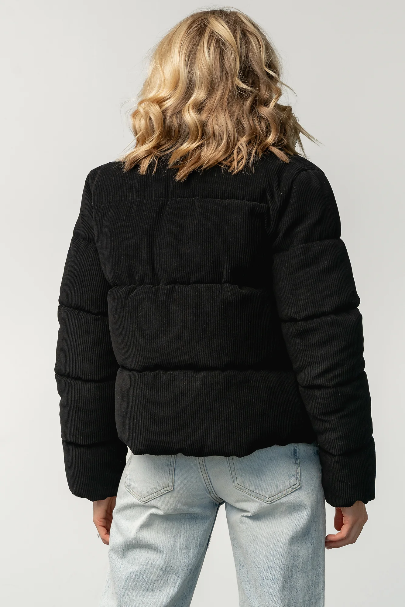 Holden Corduroy Puffer Jacket | Black