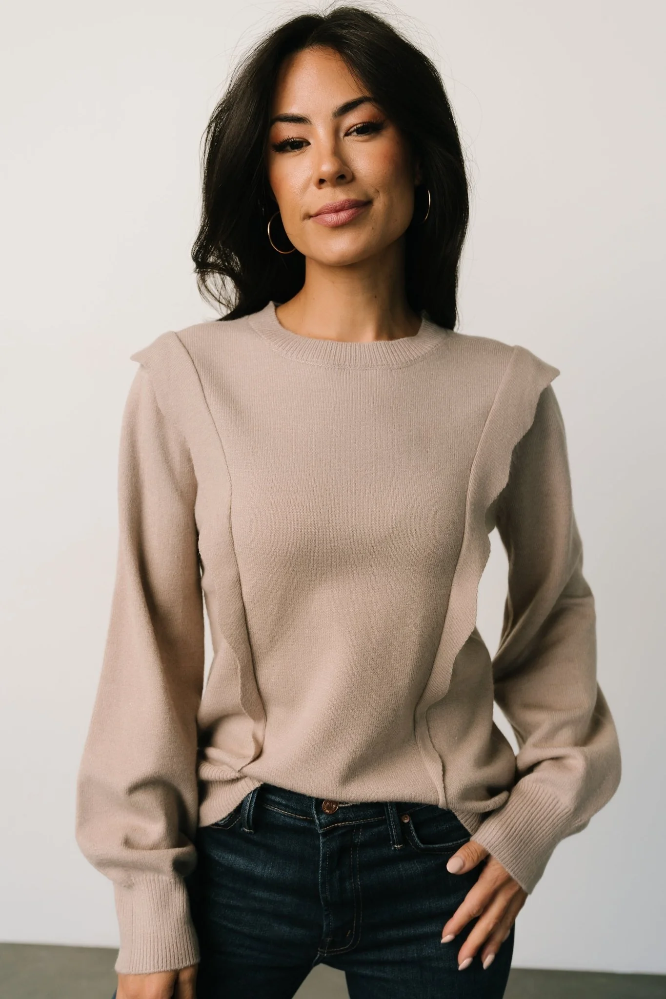 Stowe Sweater | Latte