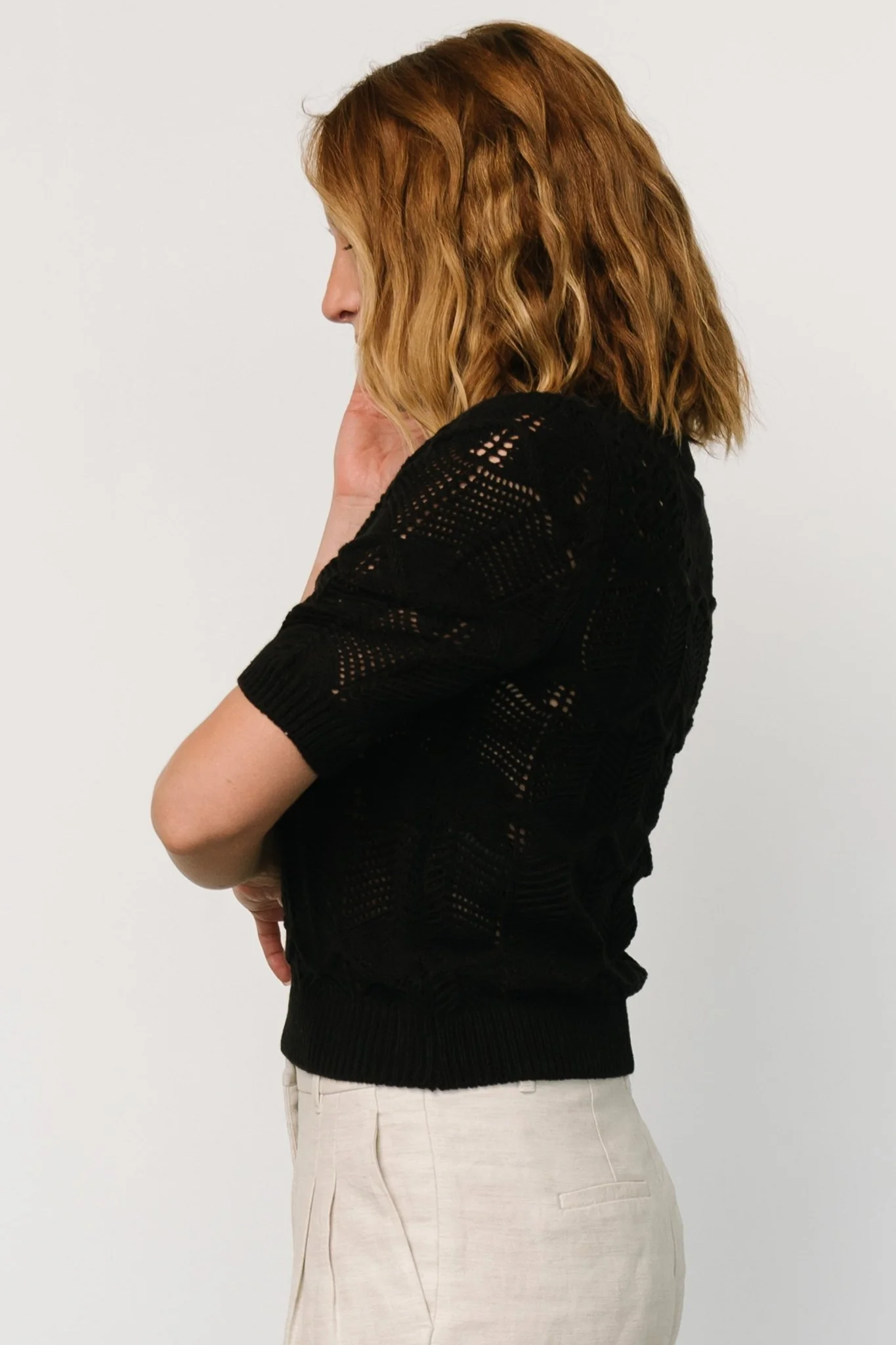 Josella Knit Top | Black